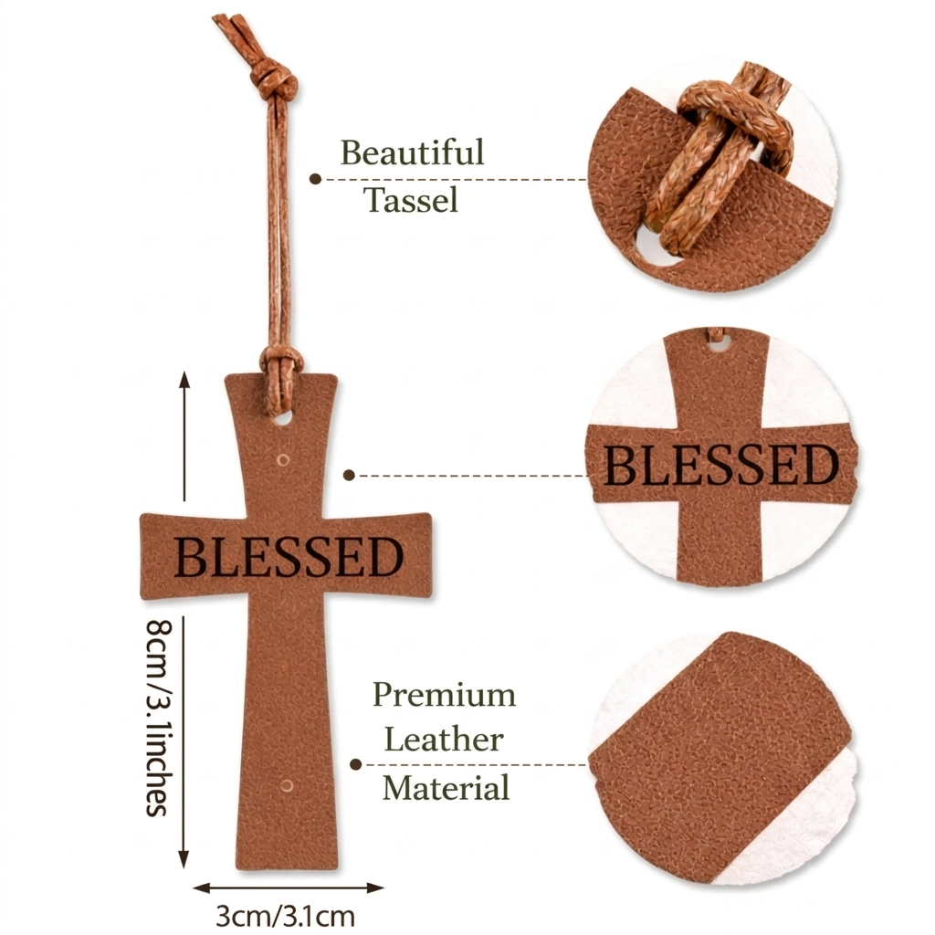 Cross Leather Bible Bookmark™